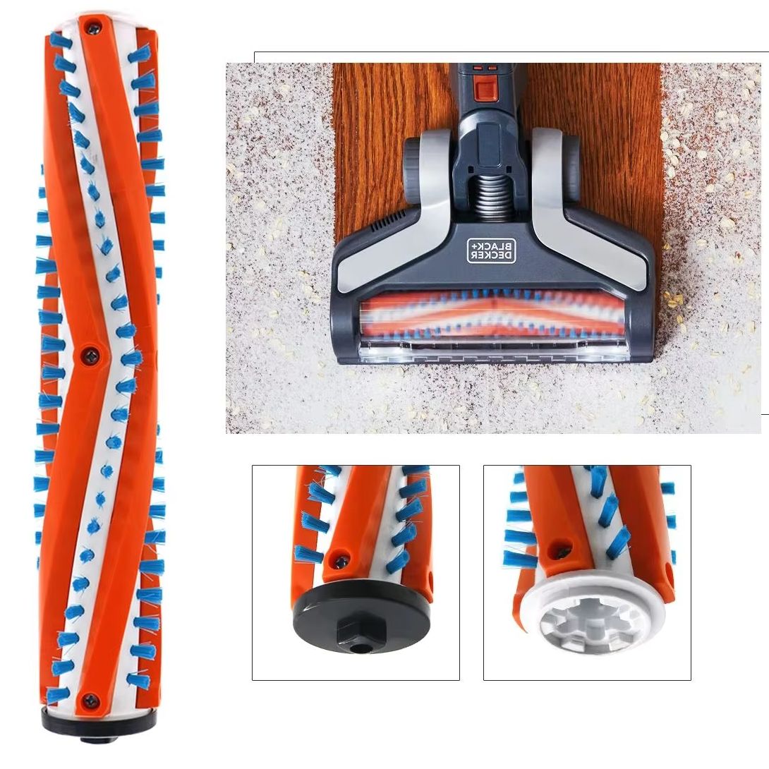 Black+Decker Tool Cordless - Bộ lọc bông, chổi quét, màu