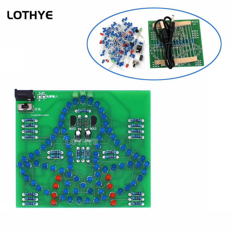 DC 3-5V Đèn LED Xoay Chuông Gi - đánh giá và giá Diy Electronics Project Kit