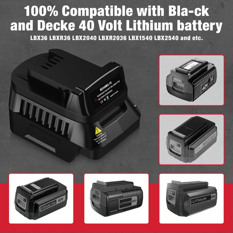 For Black&Decker 40V Batteries - đánh giá và giá Black+Decker Tool Cordless