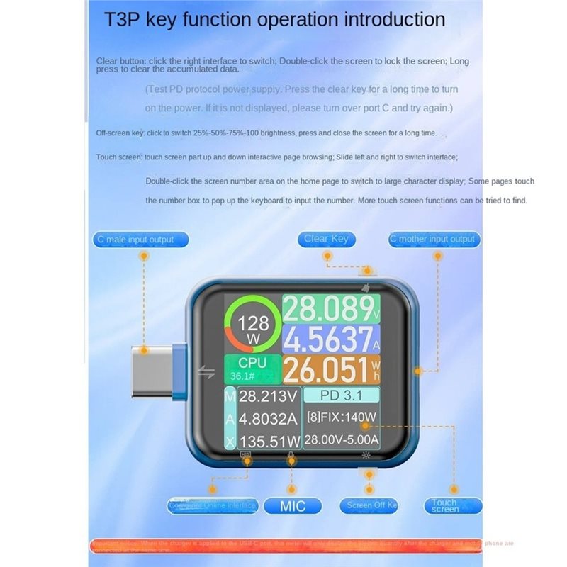 AFOURT-T3P Touch Control USB P - đánh giá và giá Logic Analyzer Usb