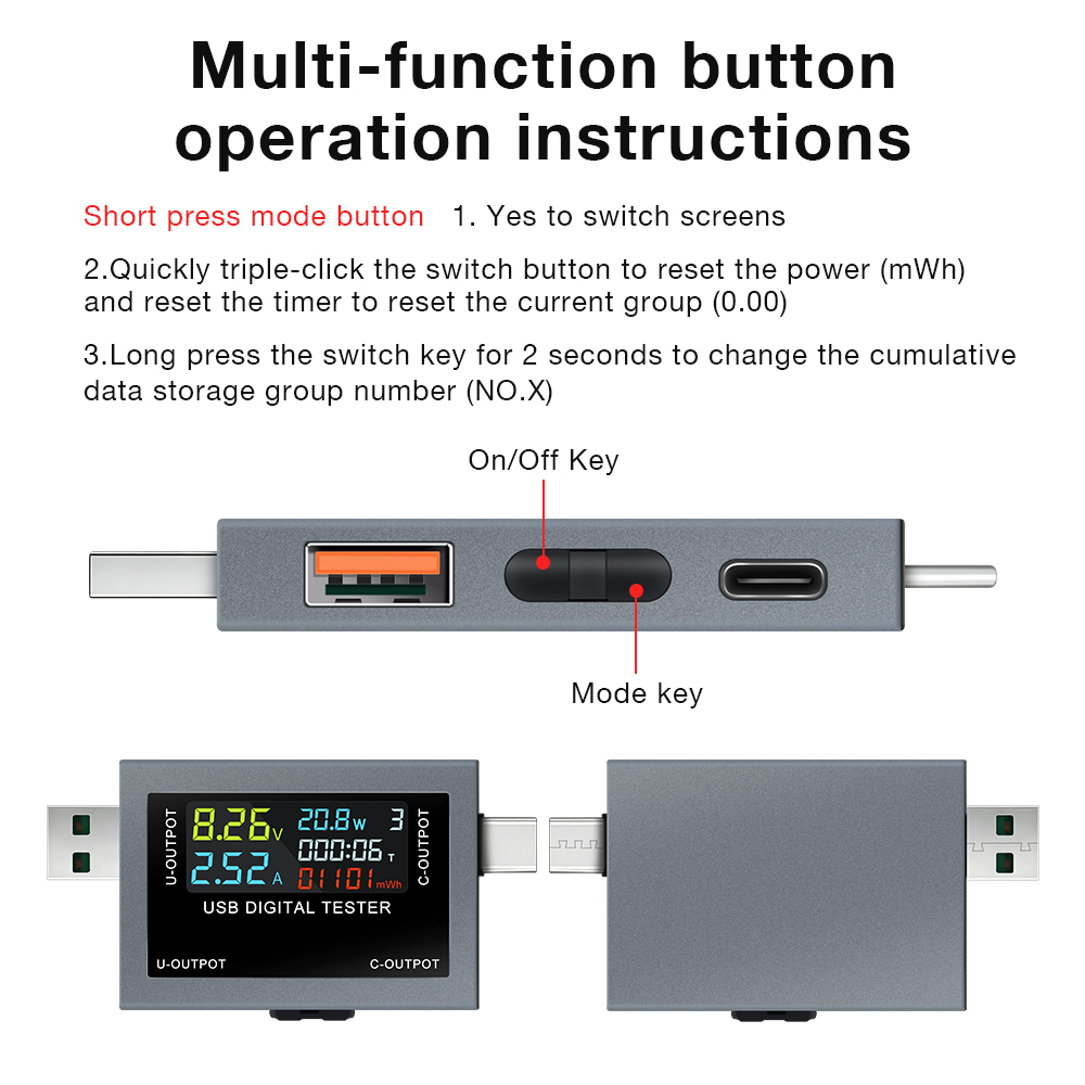 USB Type-C Charging Tester DC  - đánh giá và giá Logic Analyzer Usb