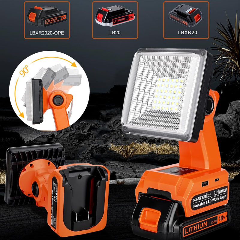 4 Inch Led Work Light Tool Lam - đánh giá và giá Black+Decker Tool Cordless