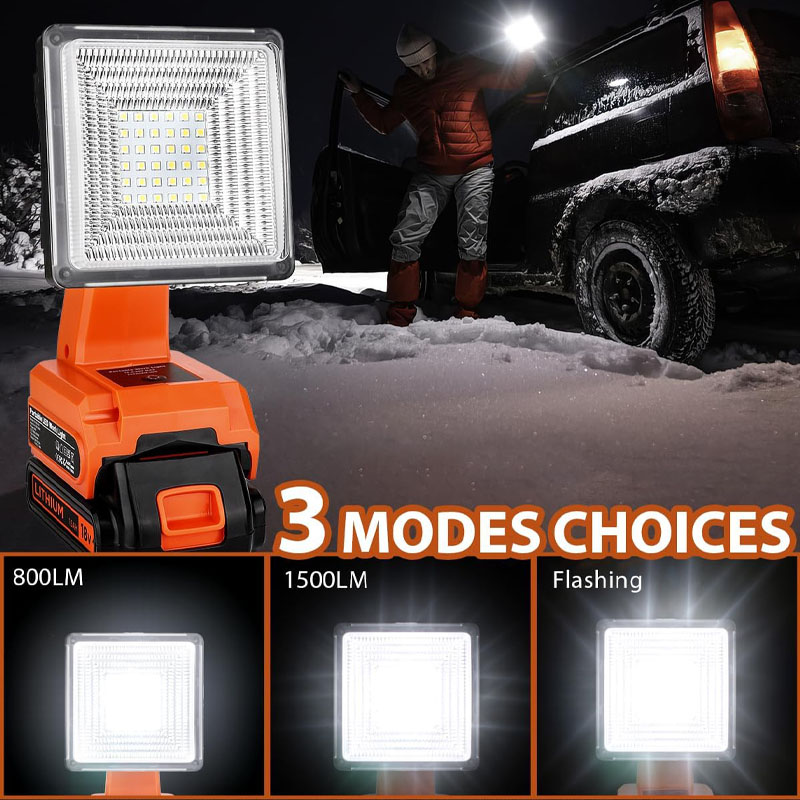 4 Inch Led Work Light Tool Lam - đánh giá và giá Black+Decker Tool Cordless